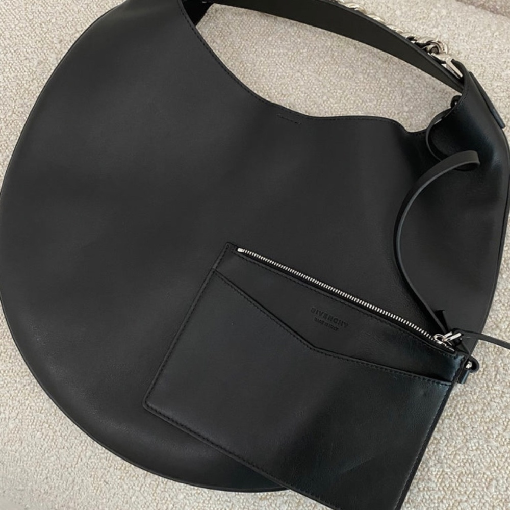 Authentic Pre-Owned Givenchy Calfskin Medium Infinity Hobo Bag Black